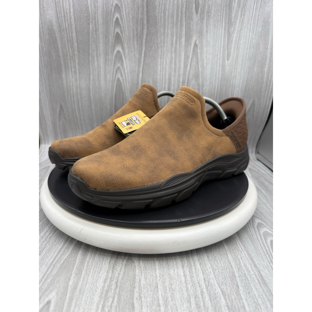 Skechers Hands Free Slip-ins Mens Size 10 Brown Relaxed Fit Conner Rayne Shoes